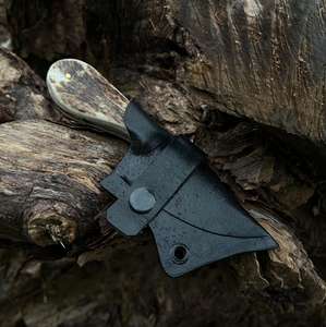 Hot Seller Customized Handmade Top Quality OEM Customized High Carbon <b>Steel</b> Hunting Knife Stag Handle Skinner knives 4 Inches - Product Image 2