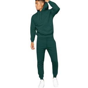 2023 logotipo personalizado hombres pantalones de chándal conjunto Casual 2 uds sudaderas + pantalón trajes gimnasio salón ropa con capucha sudaderas con capucha - Product Image 2