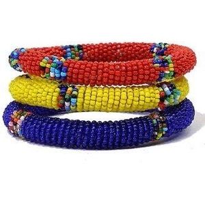 สร้อยข้อมือปักลูกปัดทำด้วยมือสไตล์แฟนซีใหม่ดูดีมีหลายสีที่ทันสมัย - Product Image 5