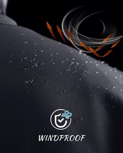 Veste de travail en softshell en toile avec logo personnalisé OEM pour hommes, imperméable et respirante, style décontracté d'hiver pour l'extérieur - Product Image 5