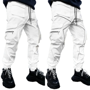 Logo personnalisé Pantalon de jogging empilé pour hommes avec poche Street Wear Pantalon de survêtement pour hommes Pantalon cargo Pantalon évasé Pantalon de survêtement personnalisé - Product Image 1