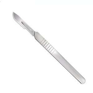 Lames de scalpel de chirurgie de haute qualité en gros Kit de saclpels de Khifes en métal antidérapant professionnel coupe précise chirurgicale - Product Image 3