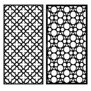 CNC Laser Cut Metal Wall <b>Screens</b> Modern <b>Privacy</b> Panels for Patios & <b>Outdoor</b> Spaces - Product Image 5
