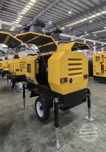 Hot Bán 6M 7M 9M Chiếu Sáng Tháp Máy Phát Điện Diesel Đặt Điện Nâng Di Động Ngoài Trời Di Động Ánh Sáng Tháp - Product Image 3