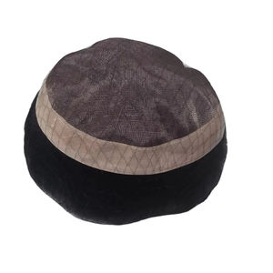 Peluca india de alta calidad de Taz Hair para hombres Deep Wave Kinky Curl Style Soft Mono Base Toupee System Directo de Bangladesh - Product Image 1