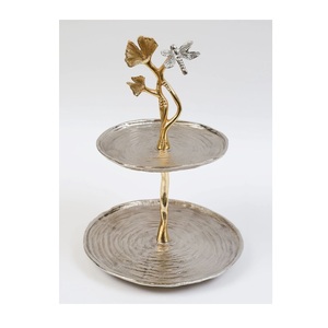 Classic and Contemporary <b>Cake</b> <b>Stand</b> for Event Table Decor Metal Accessory in Aluminium - Product Image 4
