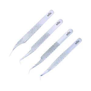 Offre spéciale, vente en gros, pince à épiler mince en acier inoxydable, gamme complète pour extensions de cils - Product Image 2