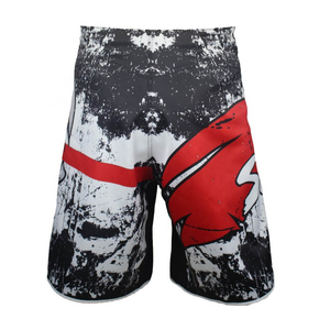 Shorts de MMA Sublimados Ligeros de Primera Calidad, Nueva Tela Suave con Cintura Elástica para un Ajuste Perfecto, Shorts de MMA Transpirables - Product Image 4