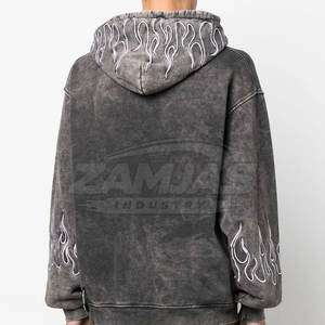 Sweats à capuche décontractés pour hommes de haute qualité, effet délavé, prix raisonnable, best-seller, respirants, pour adultes. - Product Image 4