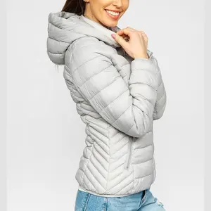 2024 High quality royalblue women's down coat luxury brand waistband lady puffer jacket Bomber Padded Quilted Winter Top