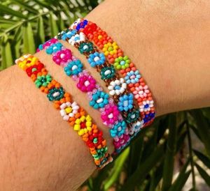 Napali Flower Glass Beads Roll Pulseras y brazaletes de moda calidad premium - Product Image 2