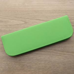 กระเป๋ากรรไกรหนังสีเขียวแบบพกพาพับเก็บได้กันน้ำสำหรับช่างตัดผมและเครื่องมือดูแลสัตว์เลี้ยง - Product Image 6