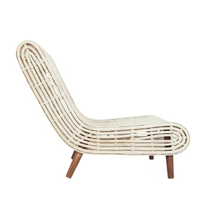 Belia เก้าอี้พักผ่อนทำด้วยมือแบบทันสมัยสำหรับห้องนั่งเล่นวัสดุหวายทนทานสไตล์ที่ทันสมัยและใช้งานได้อย่างสะดวกสบาย - Product Image 3