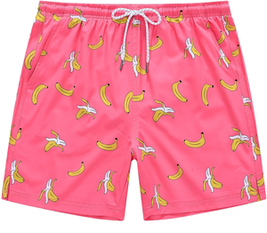 Short de bain personnalisé d'été à séchage rapide pour hommes Short de plage bon marché avec motifs à rayures et fruits floraux 1 pièce Expédition DDP - Product Image 1