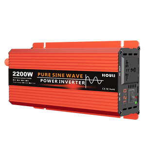 Inversor de Corriente HOULI de 12V CC a 220V CA, 2000W, Inversor de Corriente para Automóvil, 2200W, Generador Eléctrico - Product Image 1