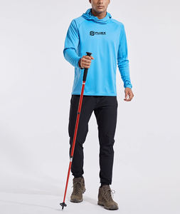 OEM Sweat à capuche de sport respirant à manches longues UPF50 + pour hommes, imperméable, avec masque, grande taille pour adultes - Product Image 4