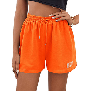 Nouveau short de sport pour femme New York 88 imprimé coton éponge Mini cravate entraînement Jogging avec logo bouton décoration grande taille - Product Image 5