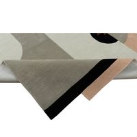Fabriqués à la main moderne maison salle de prière porte abstraite pile plate tapis en bambou grande cuisine tapis ensembles n'importe quel espace réversible