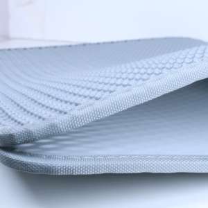 FADE PE Doppelschicht-Katzenstreu matte Wasserdichte und urins ichere Haustier matte und-polster Rutsch fester, leicht zu reinigender Teppich für Tiers treu - Product Image 1