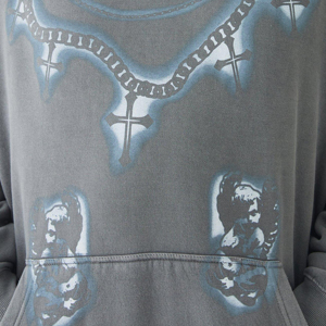 Sudadera con Capucha Personalizada Desgastada y Decolorada por el Sol, 100% Algodón, Gruesa, Lavada al Ácido, de Felpa Francesa para Hombre - Product Image 6