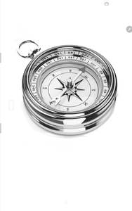 Brújula Náutica de Latón, Coleccionable, Decorativa, Instrumento Marítimo Funcional, Perfecta para Decoración de Hogar, Oficina o Estudio - Product Image 2