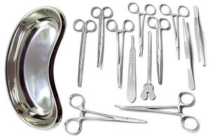 ชุดเครื่องมือผ่าตัดขนาดเล็กสำหรับการผ่าตัดไต พร้อมถาดสแตนเลส คุณภาพดี ราคาประหยัด - Product Image 5