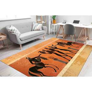 Alfombra de Mitología Griega: Centauro y Hieroglíficos, Alfombra Suave Antideslizante, Alfombra Delgada No Tejida - Product Image 4