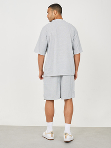 Conjunto de 2 Piezas de Verano 2026 para Hombre, Camiseta de Manga Corta con Pantalones Cortos a Juego, Ropa Casual de Moda Unisex - Product Image 5