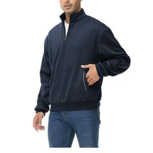 Chaqueta de lana de invierno para hombre, chaqueta de lana con bolsillos de Color sólido, chaqueta de lana con logotipo y marca personalizada de fábrica para hombre de BD - Product Image 3