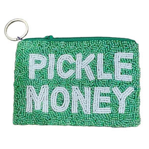 Porte-monnaie en cuir indien fait main de haute qualité, orné de perles et de broderies, portefeuille pour femmes de créateurs au meilleur prix - Product Image 1