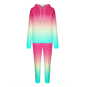 Ropa de jogging de entrenamiento de manga larga de calidad superior, conjunto de chándales sólidos de nuevo estilo transpirable, traje deportivo de moda estampado - Product Image 2