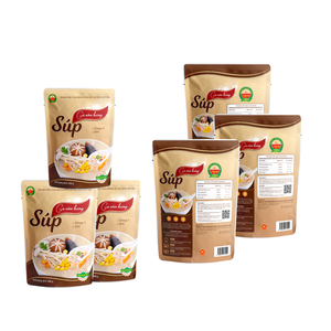 Délicieux poulet et champignons shiitake soupe asiatique vietnamien nourriture instantanée prêt-à-manger boîte de repas pour le travail et les voyages vies occupées - Product Image 2