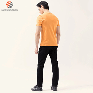 Camiseta Lisa de Cuello Redondo para Hombre, Talla Grande, Informal, de Manga Corta, de Algodón de Alta Calidad - Product Image 6