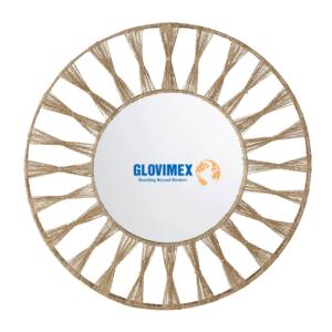 Vietrustic Hot Sale <b>Wall</b> Accessories Seagrass Jute <b>Mirror</b> For Office Decor - Product Image 1