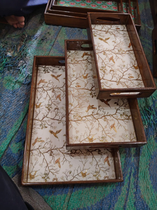 Bandeja de Almacenamiento Clásica de Madera Profesional para Restaurante, Pan, Postre y Uso en la Cocina, Apta para Lavavajillas, de Crescent Crafts - Product Image 3