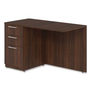 Alera AE1NZK-UF2448R HRG 48 pulgadas. X 24 pulgadas X 29 Pulgadas Escritorio de la Serie Sevilla con Pedestal en Color Caoba - Product Image 3