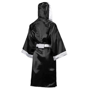 Robe de boxe de qualité supérieure, design personnalisé, avec capuche, pour la boxe, la boxe thaïlandaise, la MMA, le kimono de Jiu-Jitsu - Product Image 2