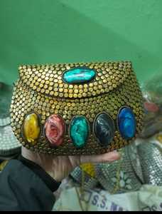 กระเป๋าคลัทช์โมเสกสำหรับงานเลี้ยงตอนเย็นและโอกาสพิเศษ กระเป๋าคลัทช์โมเสกคุณภาพสูง งานฝีมือ กระเป๋าถือสำหรับงานปาร์ตี้สำหรับผู้หญิง - Product Image 2