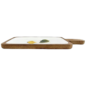 Venta caliente plato de madera impreso personalizado platos de placa de Metal hechos a mano para boda restaurante Hotel fiesta a un precio económico - Product Image 3