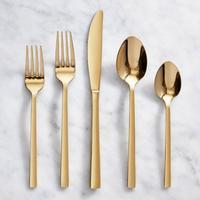 Fournitures pour événements Ensemble de couverts Cuivre plaqué Argenterie fantaisie Ensembles Fiançailles Fêtes d'anniversaire Décoration de table Ensembles de couverts Dernières