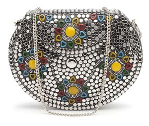 2024ขายดีกระเป๋าคลัทช์โลหะทรงกลมทำจากโลหะลายชายหาดฤดูร้อนของผู้หญิงกระเป๋าคลัทช์แฟชั่นสำหรับผู้หญิงมีปริมาณมาก - Product Image 5