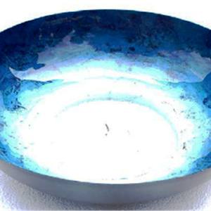 Bol et plat en résine indienne polie faits à la main de luxe - Vaisselle écologique pour la maison et les fêtes - Product Image 3