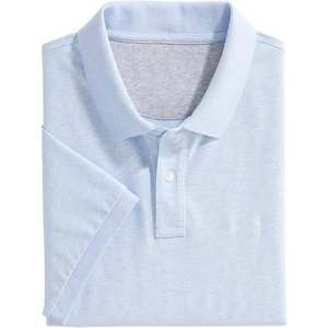 Servicio OEM, Camisetas Polo de Algodón para Hombre, Tallas Grandes, Casuales, Lisas, Personalizadas, Cuello Mao, Manga Corta, Transpirables, Color Sólido - Product Image 5