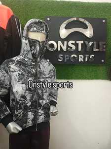 Sudaderas con Capucha de Invierno Ecológicas Estampadas Personalizadas al por Mayor para Hombre, Estilo Casual, Estampado Digital a Cuadros, Teñido Liso, con Cremallera, Mezcla de Algodón - Product Image 2