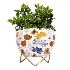 Maceta antigua de esmalte de hierro de alta calidad, jarrón decorativo hecho a mano, diseño costero para mesa de boda en casa - Product Image 6