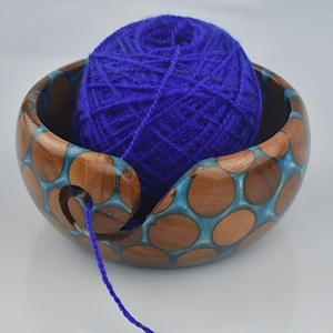 ชามถักไหมพรมทำจากเรซิ่นสุดหรูพร้อมตะขอโครเชต์ไม้ไผ่12ชิ้นสำหรับถักของขวัญสำหรับคุณแม่คุณยาย - Product Image 3