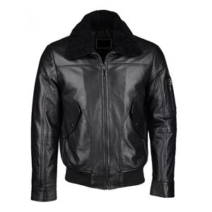 Chaqueta de Invierno Original de Piel de Oveja para Hombre, Cuello Alto, Impermeable, Diseño Moderno, OEM, Alta Calidad, Personalizable y Elegante - Product Image 1