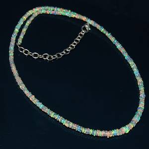 Zubeda Gems Finest Ethiopian <b>Opal</b> Beads Strand Smooth Rondelle 3-8mm for Jewelry & <b>Bracelet</b> Making Natural <b>Opal</b> Bead Gemstone - Product Image 3