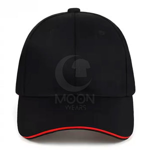 High Quality 100% Cotton Baseball Hats Premium Unisex Adjustable Four Seasons <b>Canvas</b> Fabric Customizable MOON WEARS 6-Panel - Product Image 2