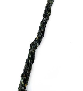 Perles de pierres précieuses de tourmaline verte naturelle 13 pouces 29 CT perles de pierres précieuses polies pour la fabrication de bijoux - Product Image 5